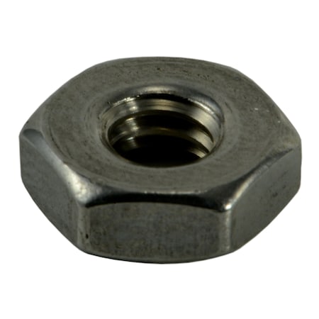 Midwest Fastener Hex Nut, #12-24, 18-8 Stainless Steel, Not Graded, 30 PK 63814